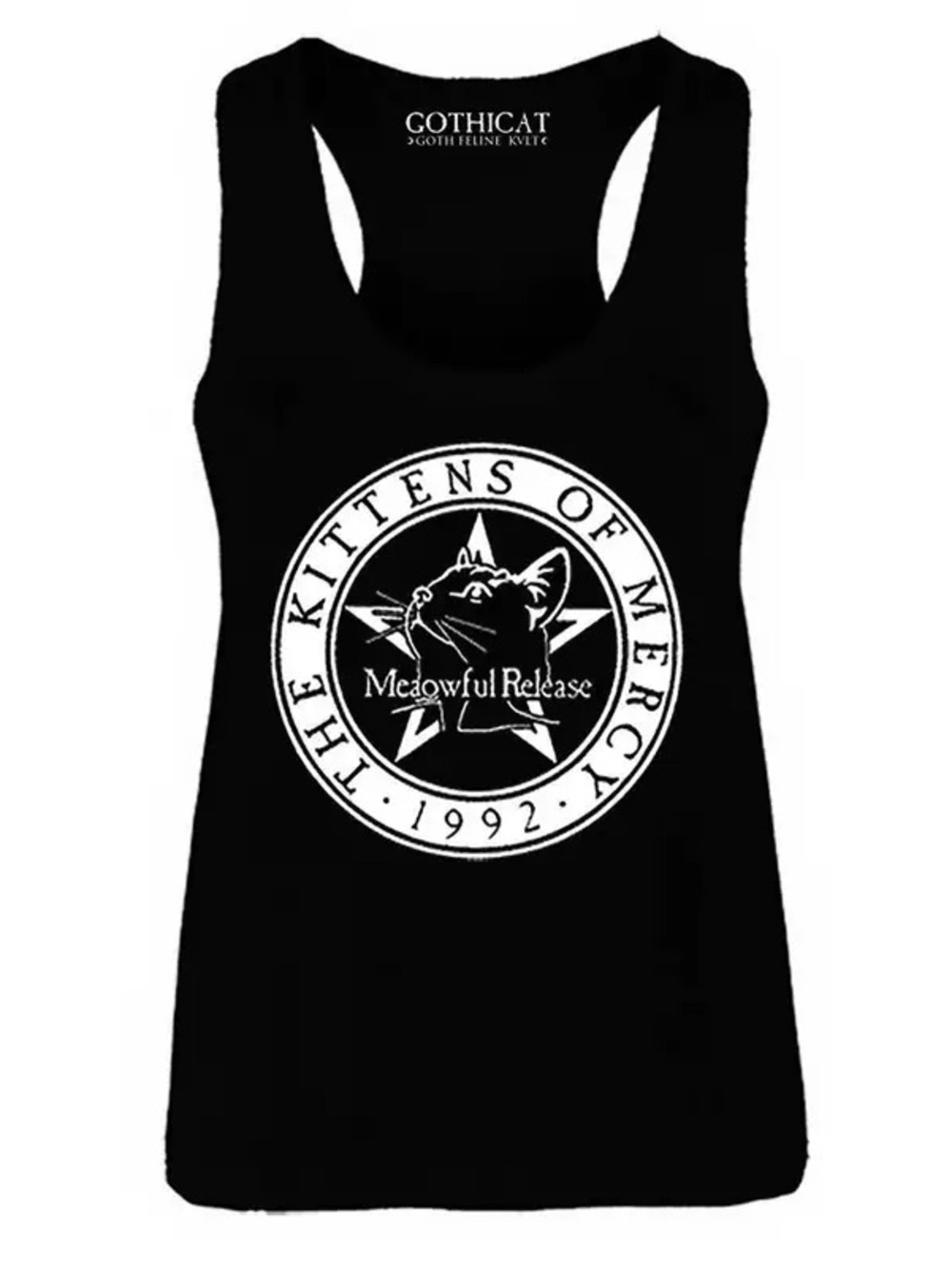Gothicat Kittens of Mercy Tank Top black